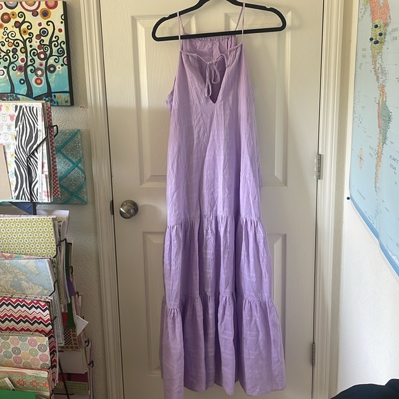 Young Fabulous & Broke Emmy Dress Lavender Size S NEW WITH TAGS - Picture 5 of 9
